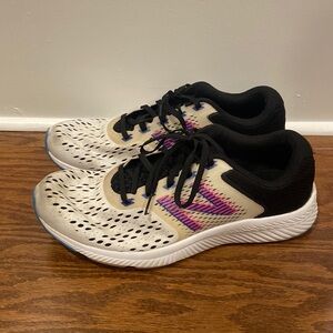 New Balance Black and Purple Women's Sneakers